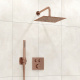 Фото Душевой комплект WasserKRAFT Asphe A7748.338.329.290.292.291 Thermo с термостатом розовое золото