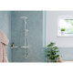 Фото Душевая стойка Hansgrohe Croma Select S 26891700 с термостатом белая матовая