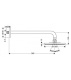 Фото Верхний душ hansgrohe Raindance S 180 Air 1jet 27468000 держатель 390 мм, хром