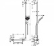 Фото Душевой гарнитур hansgrohe RAINDANCE SELECT S120 26326400