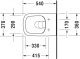 Фото Комплект подвесной унитаз+сиденье Duravit DuraStyle 45510900A1 (2551090000+0063790000)