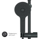 Фото Душевая стойка AM.PM Inspire V2.0 F0750A522 с термостатом черная матовая