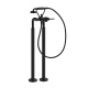 Фото Смеситель для ванны Gessi Venti 20 65128#299 черный матовый
