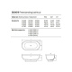 Фото Отдельностоящая ванна Dea Design Shadow 178х88х52 DD8619 1780 R1 sunset