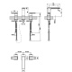 Фото Смеситель для раковины Gessi Eleganza 46011#087 золото
