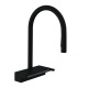 Фото Смеситель для кухни hansgrohe Aquno Select M81, 170, 3jet 73837670 с вытяжным душем матовый черный