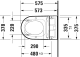 Фото Подвесной унитаз Duravit 650000012004320 с крышкой-биде