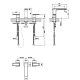 Фото Смеситель для раковины Gessi Eleganza 46011#080 золото