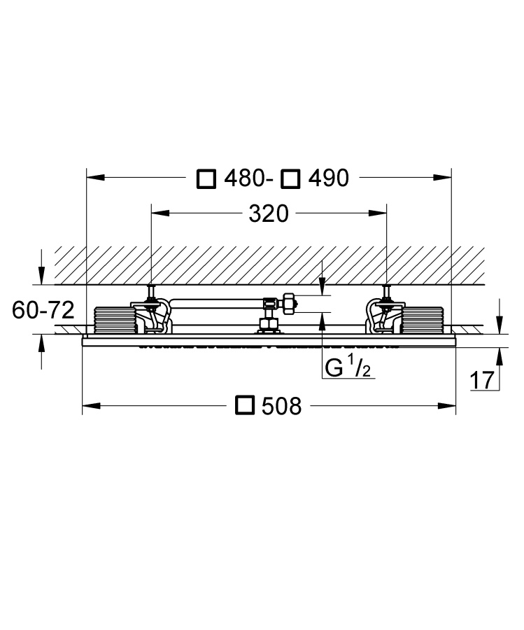 Фото Верхний душ Grohe F-digital deluxe 27865000