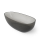 Фото Отдельностоящая ванна Dea Design Modern 170x87x56 DD8608 1700 R4 smoky black