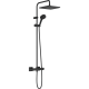 Фото Душевая стойка hansgrohe Vernis Blend Showerpipe 240 1jet EcoSmart 26429670 черный матовый