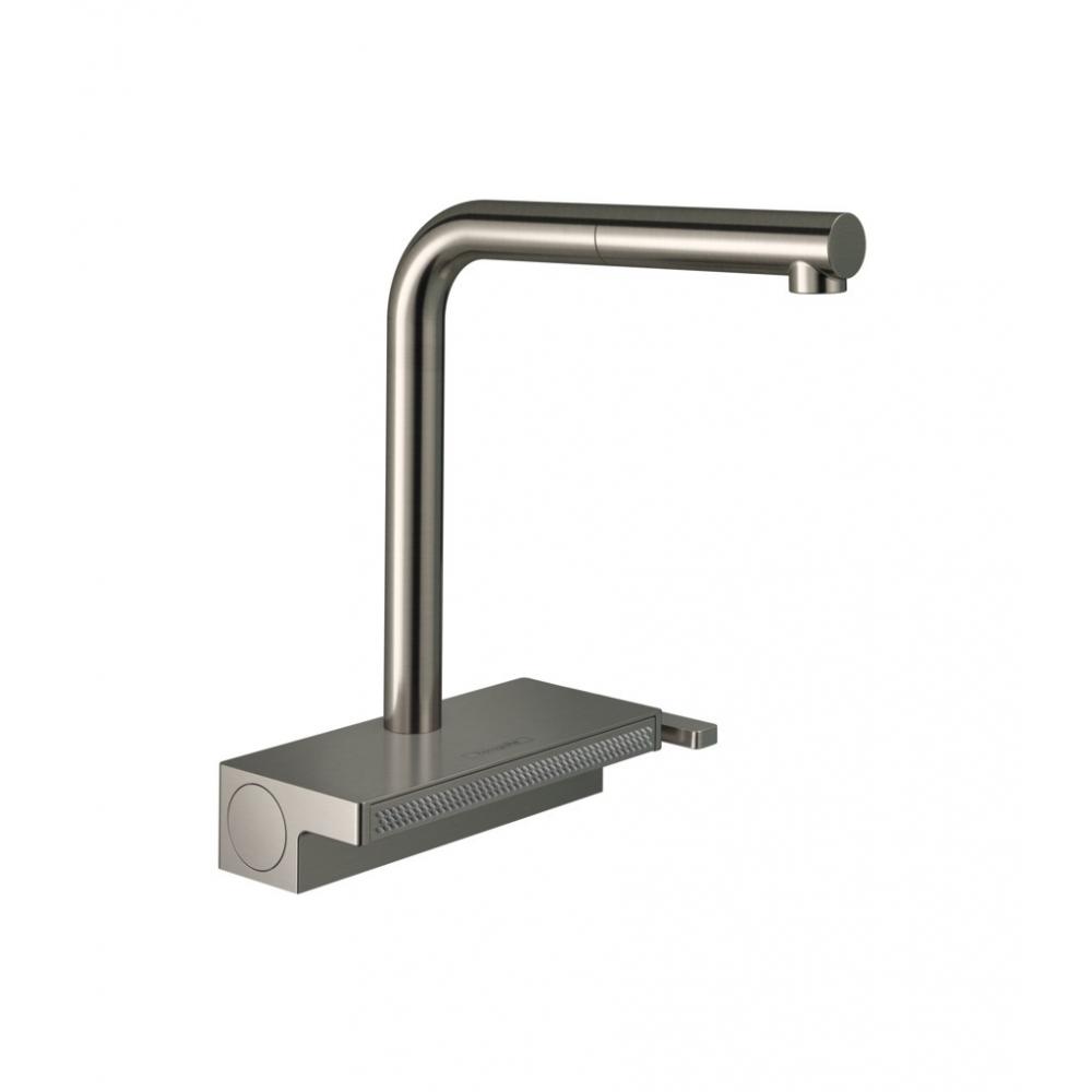 Фото Смеситель для кухни hansgrohe Aquno Select M81, 250, 2jet 73836800 с вытяжным душем сталь