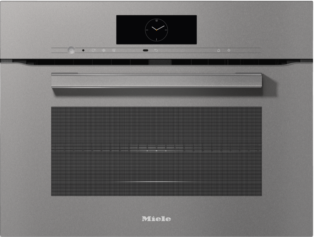 Фото Встраиваемый духовой шкаф с СВЧ Miele H 7840 BM GRGR