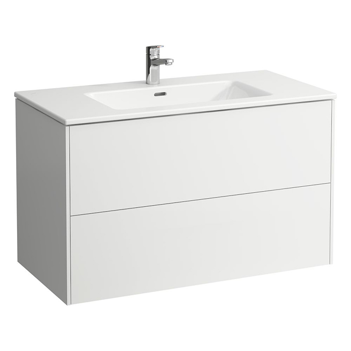 Фото Тумба с раковиной Laufen Pro 100 8.6496.2.261.104.1 белый