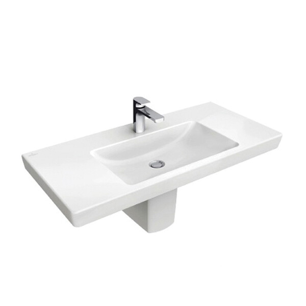 Фото Раковина Villeroy&Boch Subway 2.0 100 7175A0R1 альпийский белый