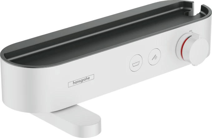 Фото Смеситель для душа с термостатом hansgrohe ShowerTablet Select 24340700 матовый белый