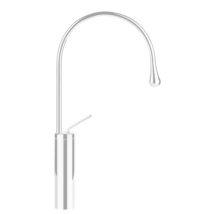 Фото Смеситель для раковины Gessi Goccia 33609#279 белый матовый