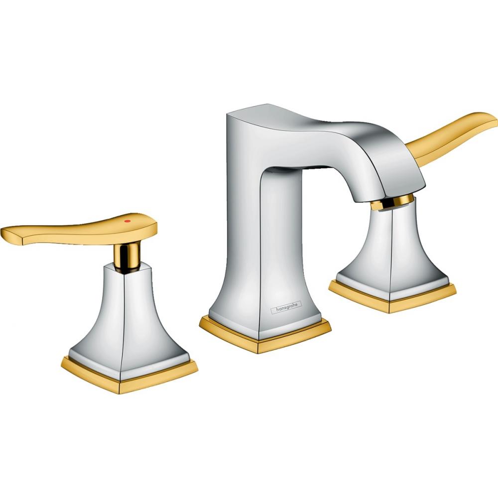 Фото Смеситель для раковины hansgrohe Metropol Classic 31330090 хром/золото