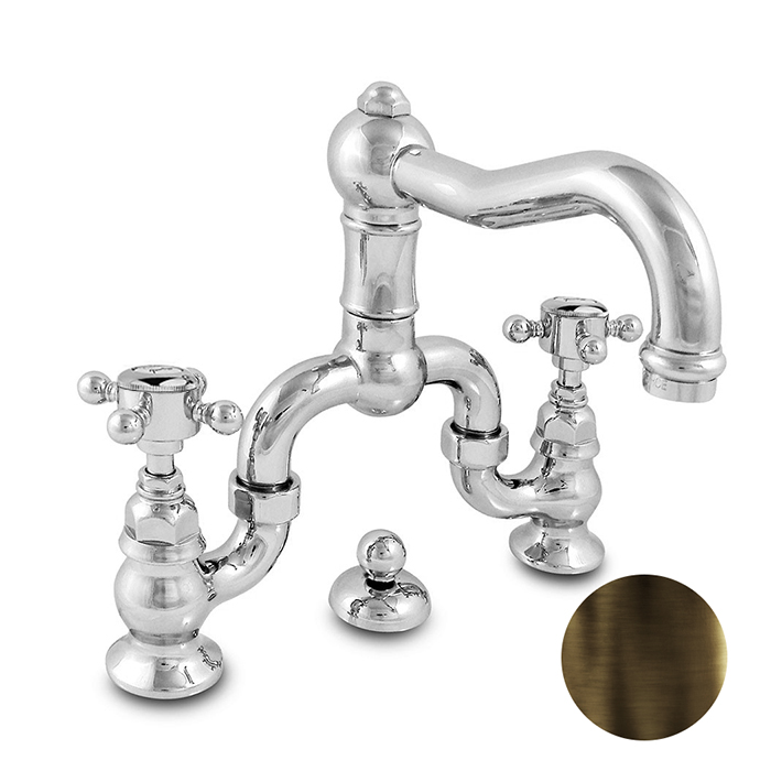 Фото Смеситель для раковины Nicolazzi Petit Mont Blanc 1419DB78 бронза