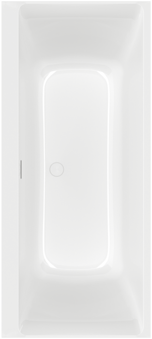 Фото Квариловая ванна 180х80 см Villeroy&Boch Subway 3.0 UBQ180SBW2DV-01 с ножками и сливом-переливом