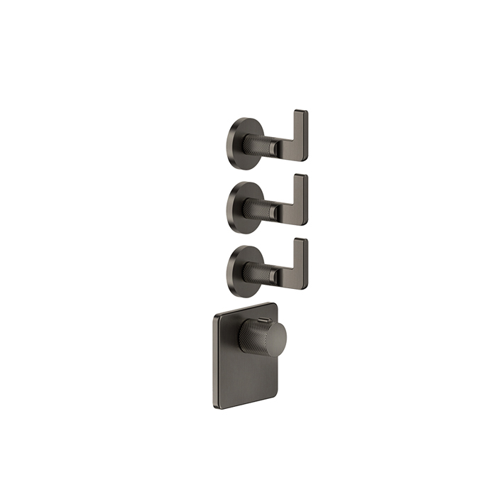 Фото Смеситель для душа Gessi Inciso 58216#299 черный матовый