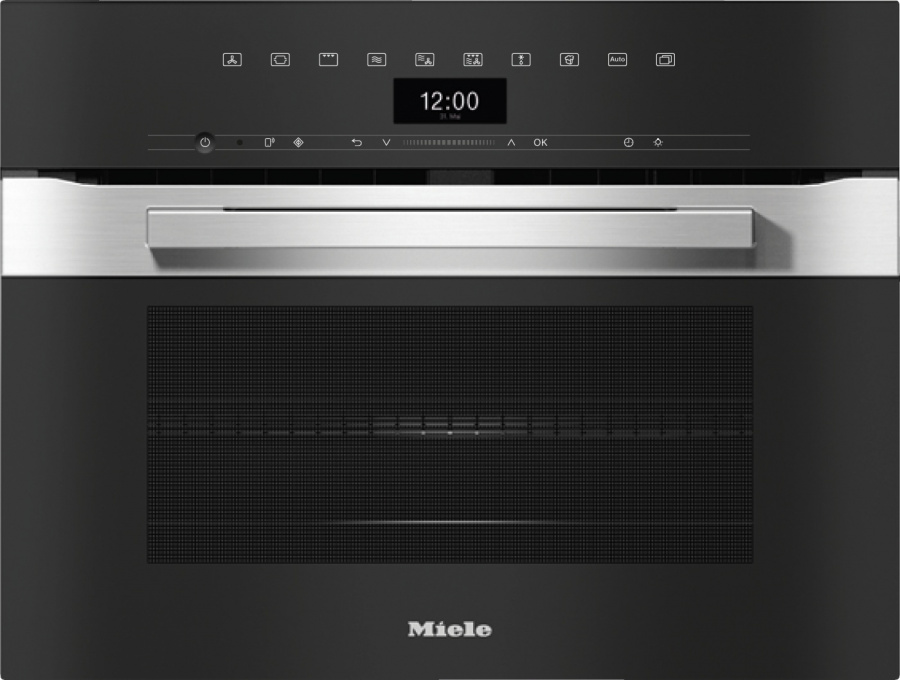 Фото Духовой шкаф с СВЧ Miele H7440BMCLST