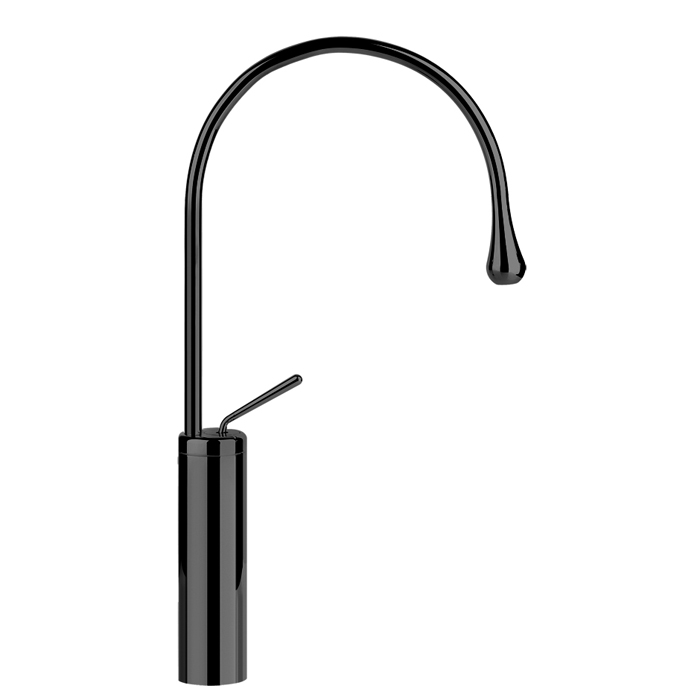 Фото Смеситель для раковины Gessi Goccia 33609#299 черный матовый