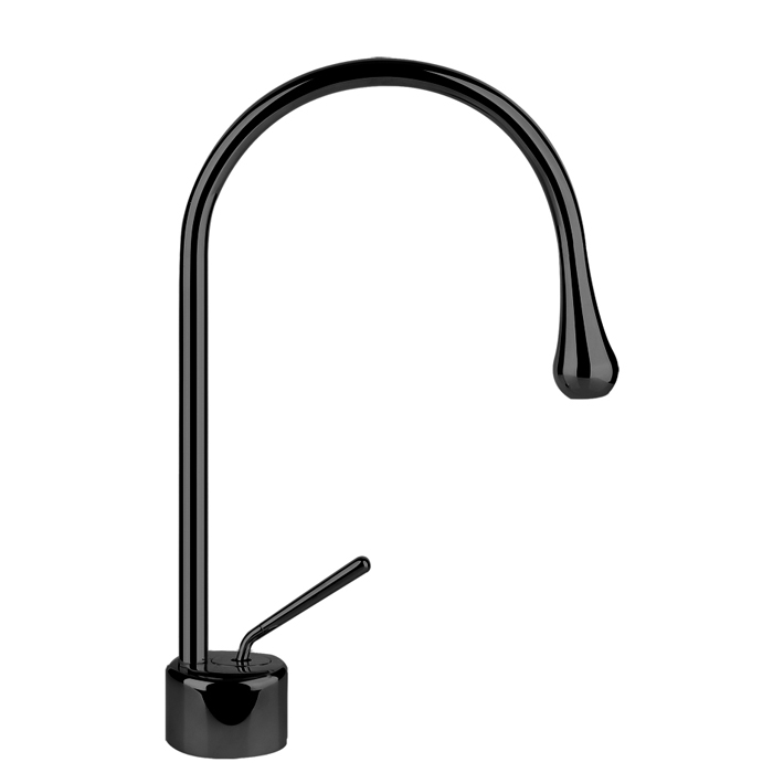 Фото Смеситель для раковины Gessi Goccia 33601#299 черный матовый