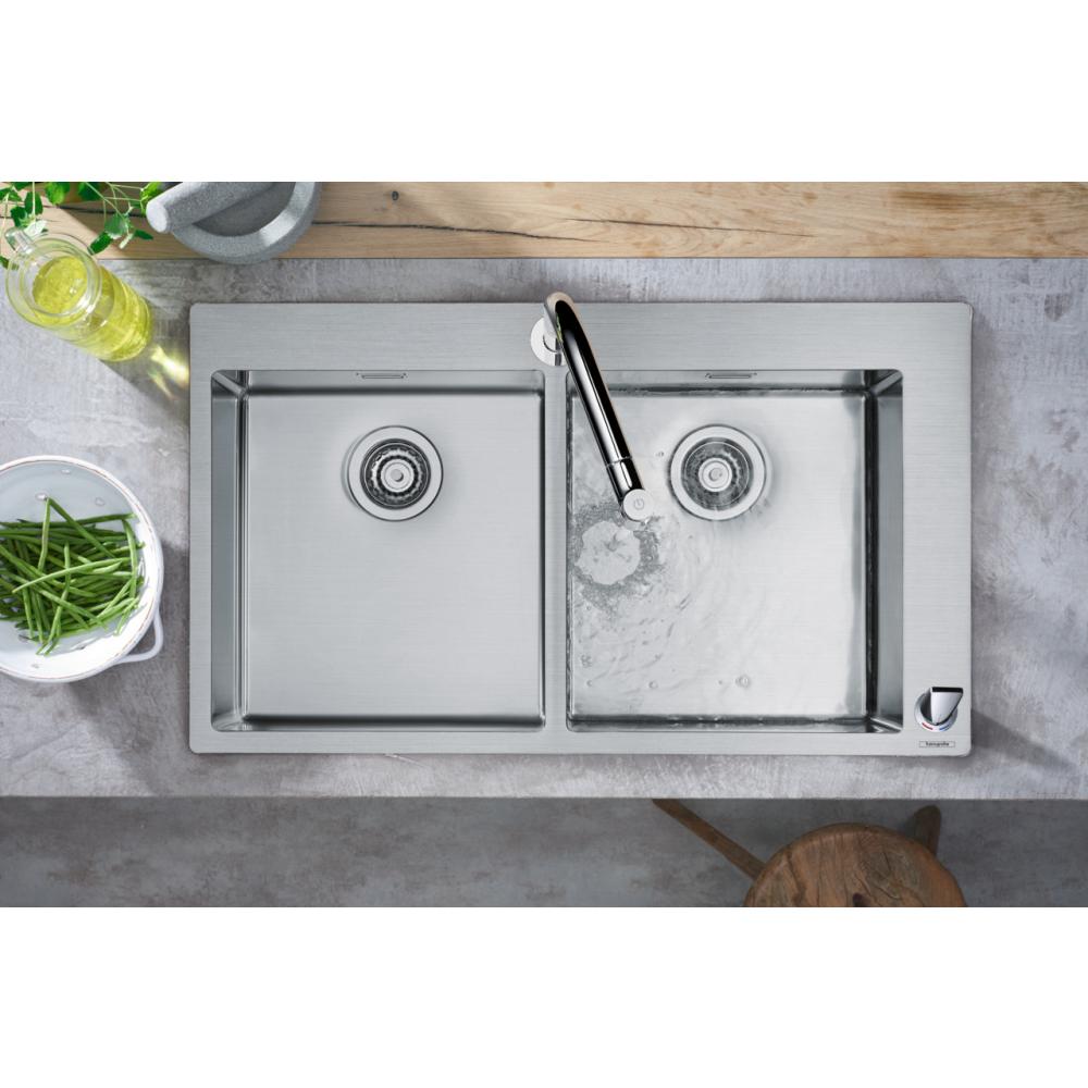 Фото Кухонная комбинация hansgrohe 370/370 C71-F765-10 43203800 сталь