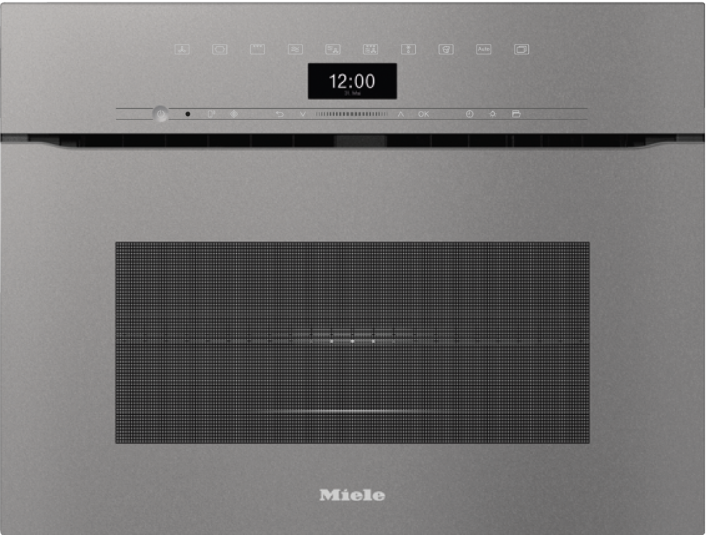 Фото Встраиваемый духовой шкаф с СВЧ Miele H 7440 BMX GRGR
