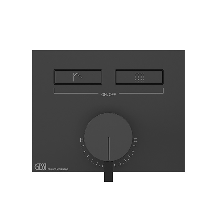 Фото Смеситель для душа Gessi Hi-Fi 63079#299 черный матовый