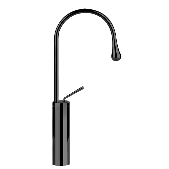 Фото Смеситель для раковины Gessi Goccia 33608#299 черный матовый