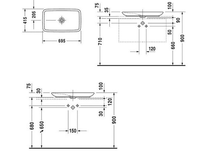 Фото Раковина Duravit PuraVida 370700000