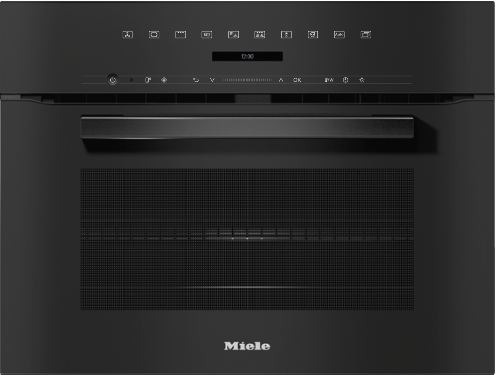 Фото Встраиваемый духовой шкаф с СВЧ Miele H 7240 BM OBSW