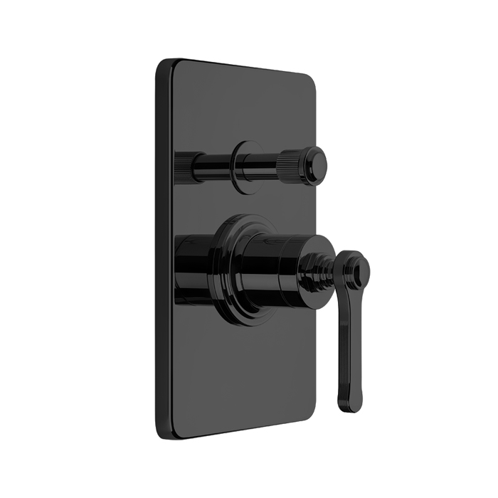 Фото Смеситель для душа Gessi Venti 20 65079#299 черный матовый
