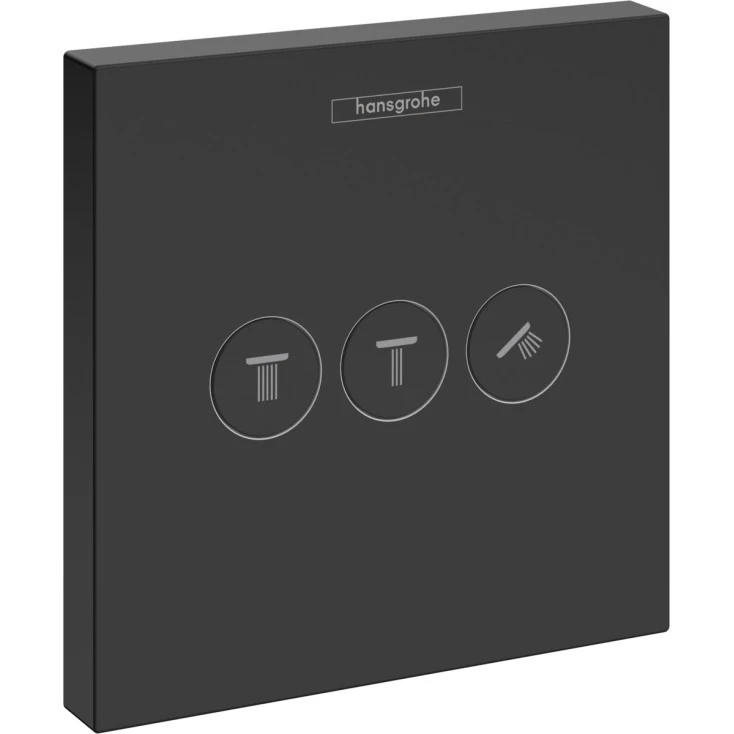 Фото Переключатель потоков для душа hansgrohe ShowerSelect 15764670 матовый черный