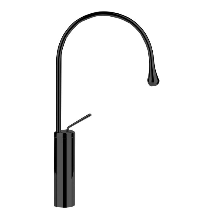 Фото Смеситель для раковины Gessi Goccia 33810#299 черный матовый