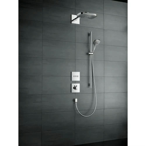 Фото Переключатель потоков для душа hansgrohe Select 15764700 матовый белый