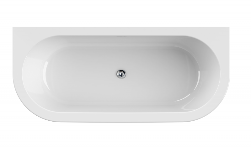 Фото Акриловая ванна Cezares Slim 180 SLIM WALL-180-80-60-W37-SET
