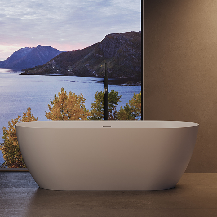 Фото Отдельностоящая ванна Dea Design Edge 170x80x57 5 DD8670 1700 18 белый
