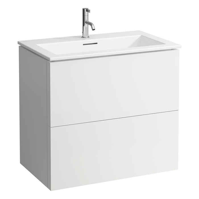 Фото Тумба с раковиной Laufen Kartell 80 8.6033.5.640.104.1 белый