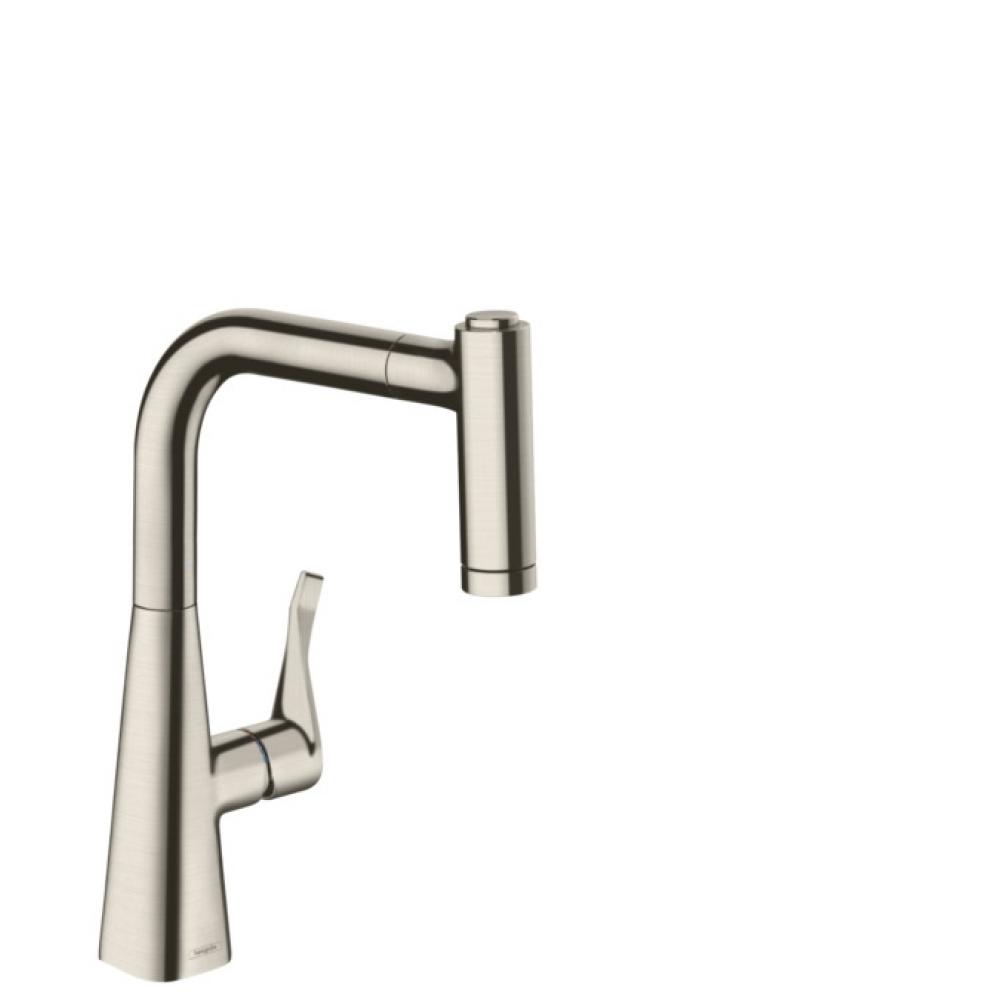 Фото Смеситель для кухонной мойки hansgrohe Metris 14834800 сталь