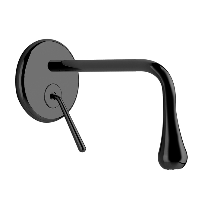 Фото Смеситель для раковины Gessi Goccia 33684#299 черный матовый