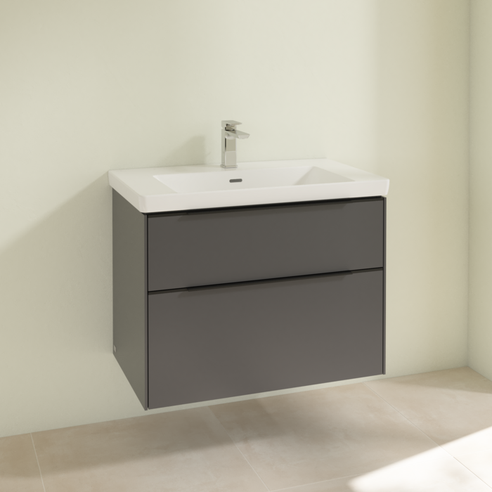 Фото Тумба под раковину 77х48 см Villeroy&Boch Subway 3.0 C57401VR graphite