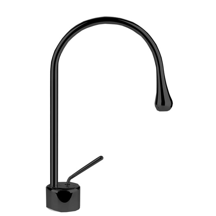 Фото Смеситель для раковины Gessi Goccia 33802#299 черный матовый