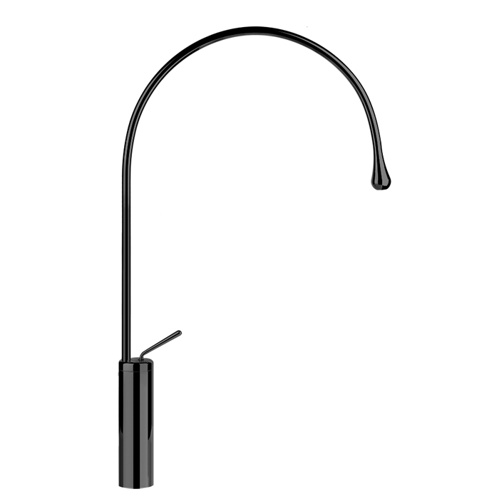 Фото Смеситель для раковины Gessi Goccia 33610#299 черный матовый