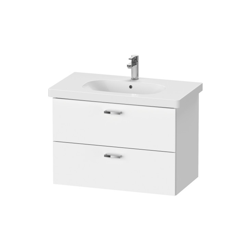 Фото Тумба под раковину Duravit Xbase 80x45.8 XB619001818 белый матовый