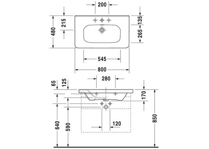 Фото Раковина Duravit DuraStyle 23208000001-WG