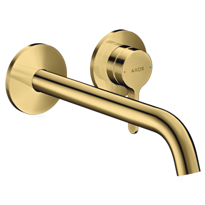 Фото Смеситель для раковины Axor One 48120990 золото