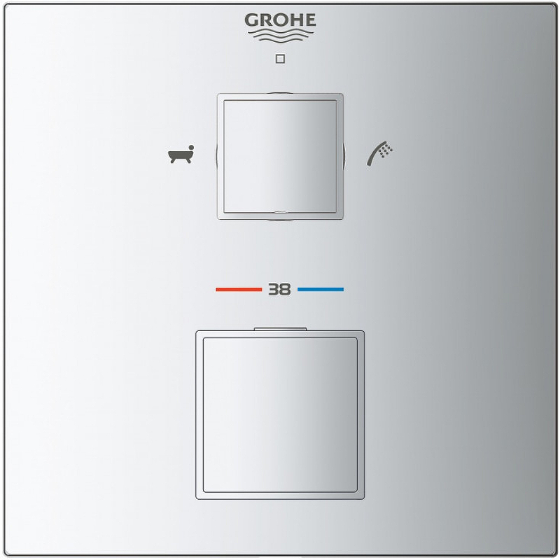 Фото Смеситель для ванны Grohe Grohtherm Cube 24155000